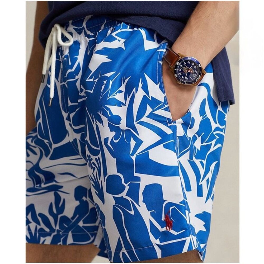 Polo Ralph Lauren Men's 5XL Big Traveler Classic Swim Trunks Size 5XB